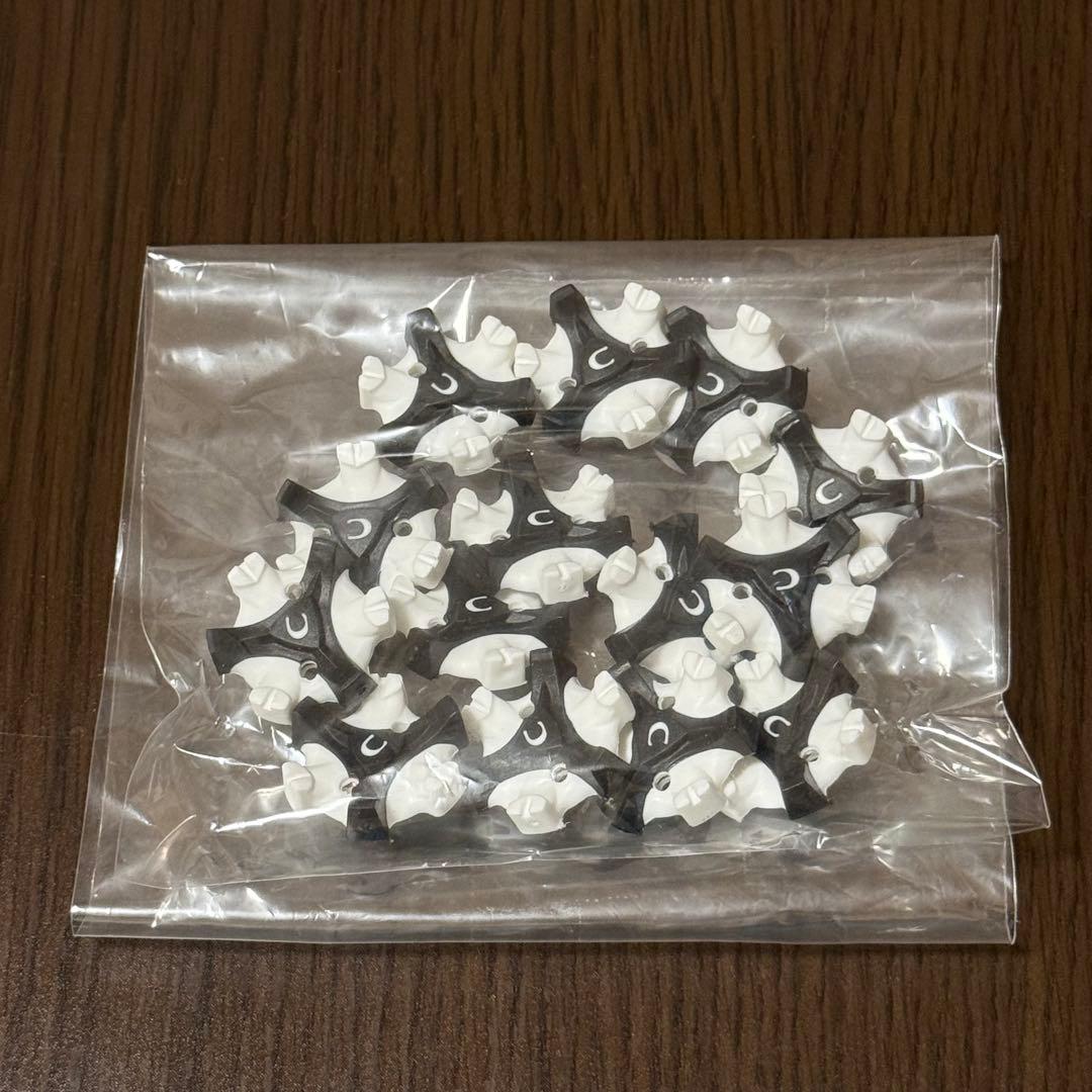 新品未使用 パーリーゲイツ 白ハイカットスパイクシューズ ビス替付き 24cm