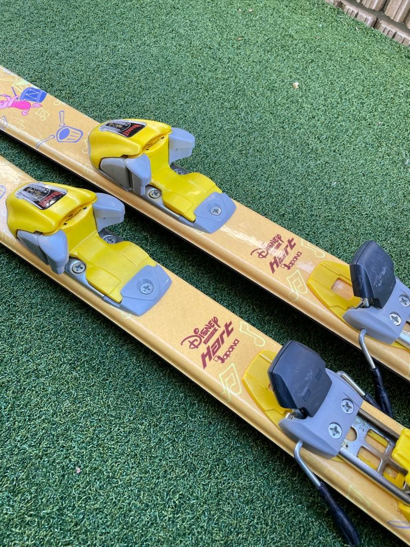 プーさん　スキー板　100cm ストック、スキーケース、リュック付