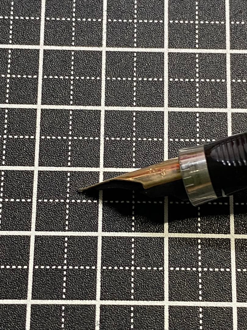 PARKER #75 CISELE フラットトップ　0目盛　万年筆　字幅EF程度