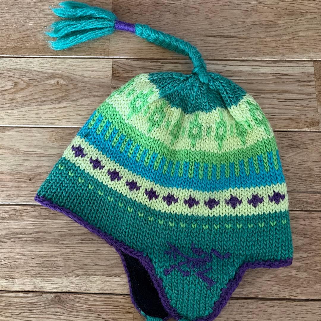 ARC'TERYX アークテリクス 耳当てビーニー　グリーン系　美品