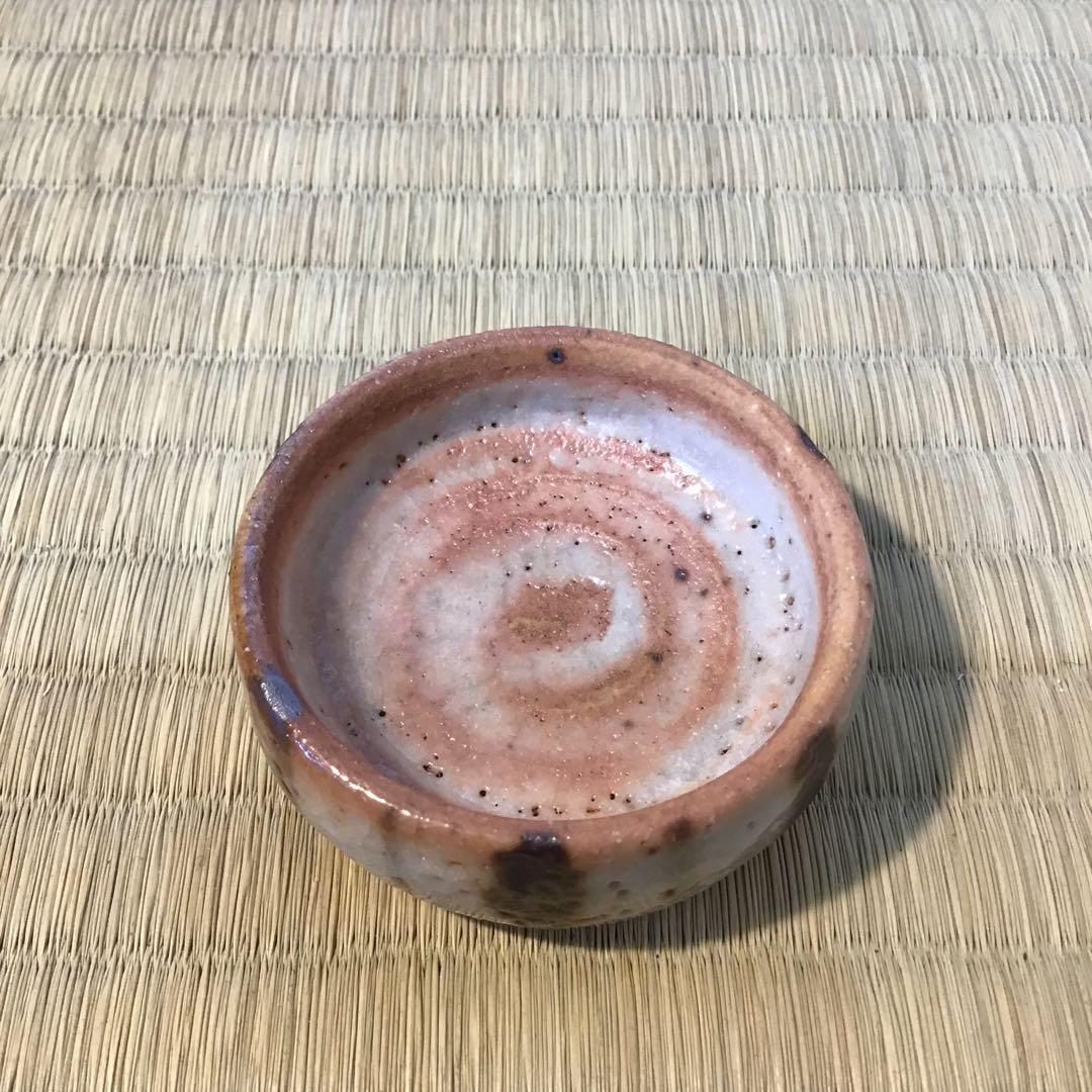 茶道具　志野香合　奥磯栄麓作　共箱　S30KG