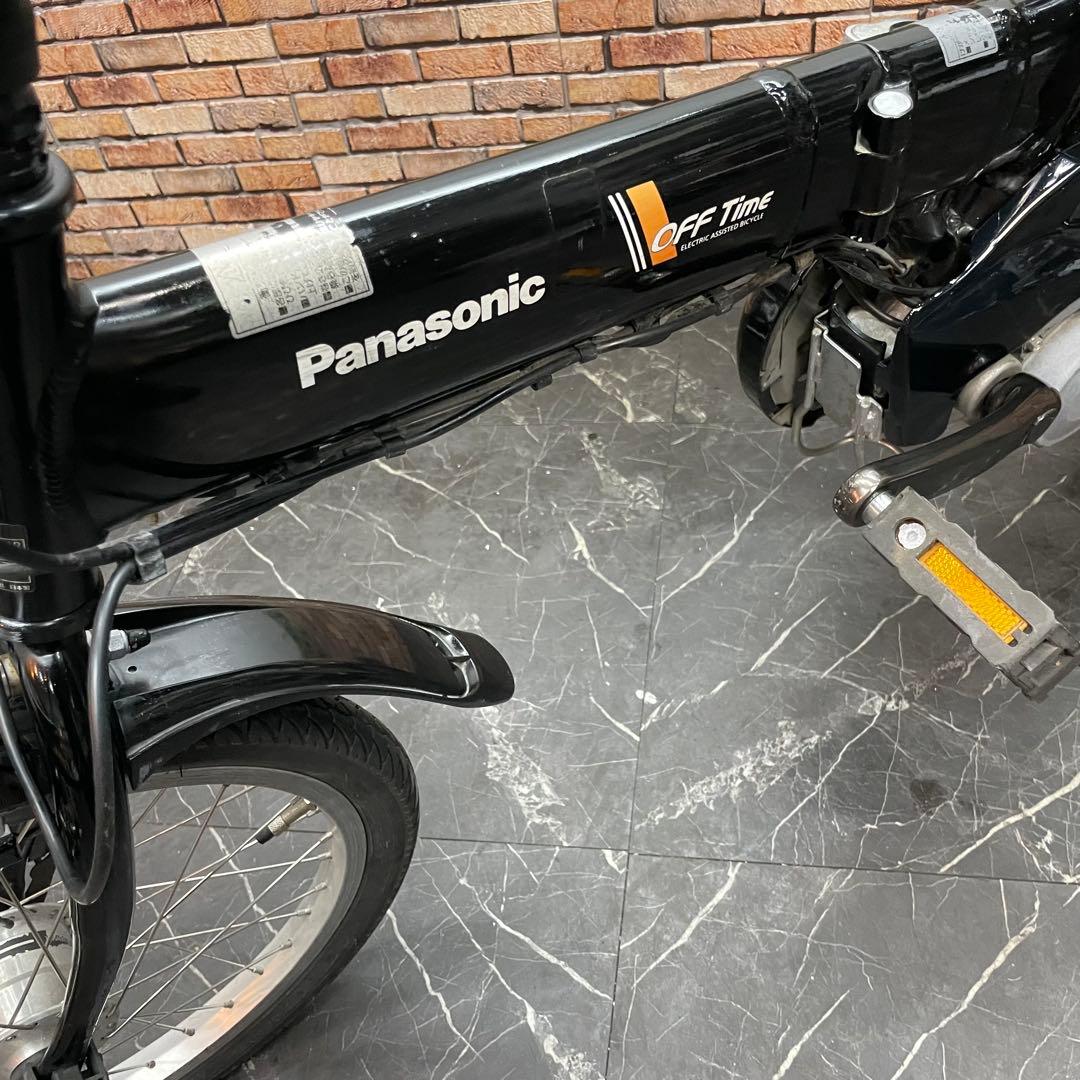 【99】折りたたみ電動自転車 Panasonic OFFTime ブラック 20