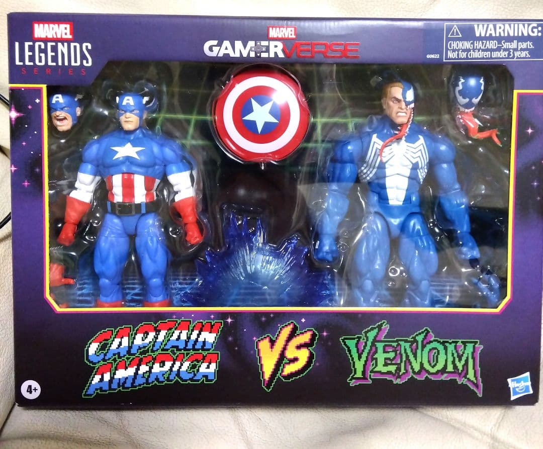レア マーベルレジェンド キャプテン・アメリカ vs ヴェノム 6インチ