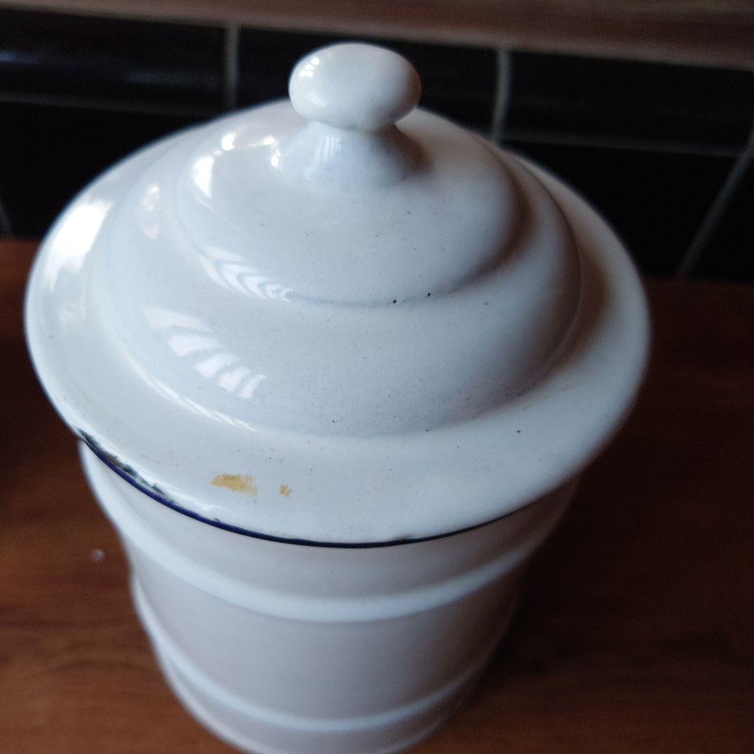 フランスアンティークキャニスター Sucre, Riz 2個セット