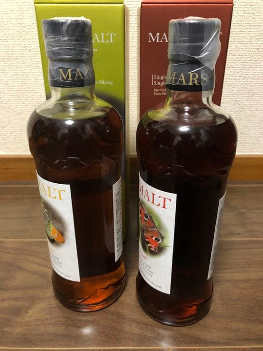 マルスウイスキー　パピヨン　クモマツマキチョウ　クジャクチョウ