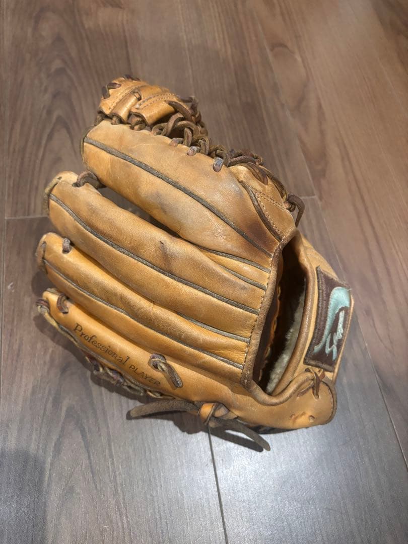軟式グローブ ブラウン 使用感あり