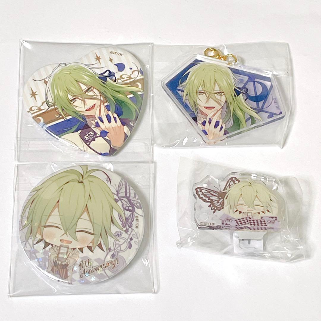 AMNESIA ウキョウ 缶バッジ アクリルチャーム クリップ10周年