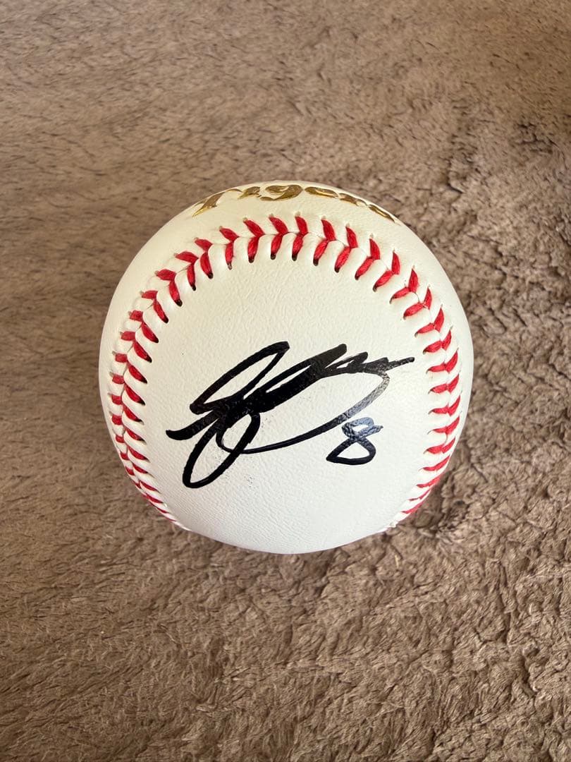 阪神タイガース 佐藤・森下選手 ブラックアイコンビ 直筆サインボール 2球セット