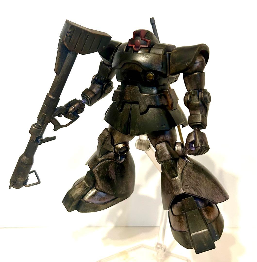 HGUCリック・ドム完成品　汚れ塗装