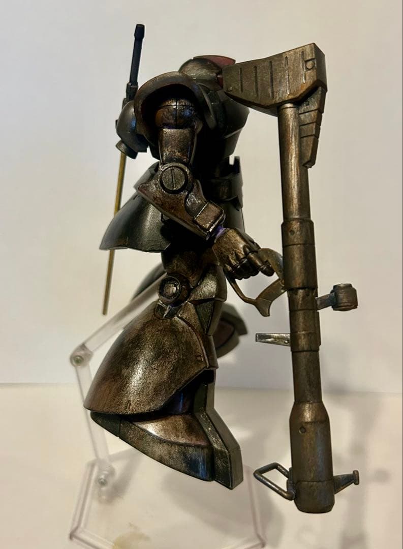 HGUCリック・ドム完成品　汚れ塗装