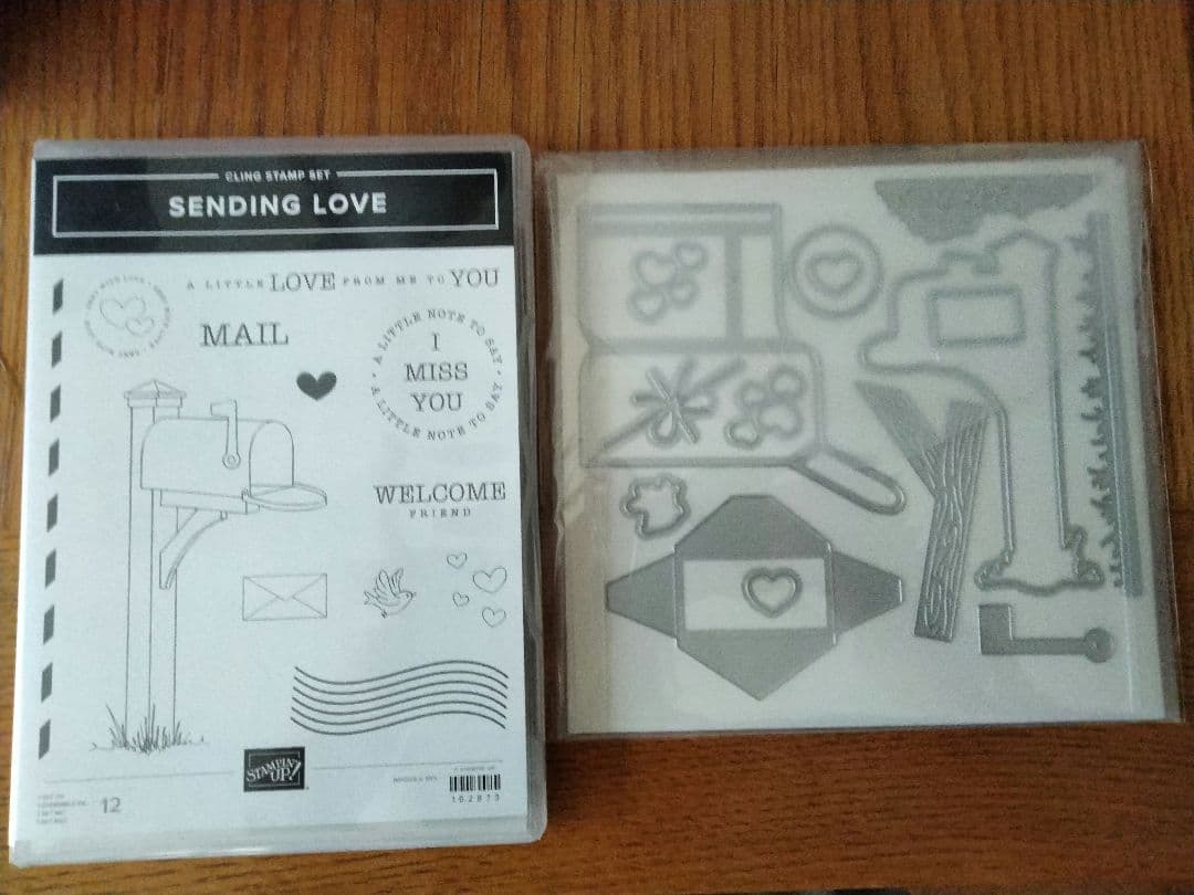 1点限り♡未使用　新作ポストスタンプ＆ダイ　スタンピンアップ