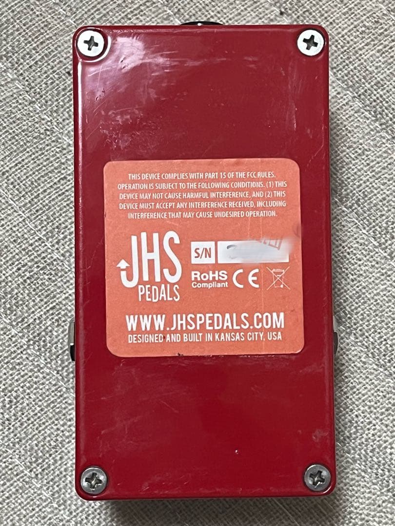 【美品】JHS PEDALS Angry Charlie V3 ディストーション