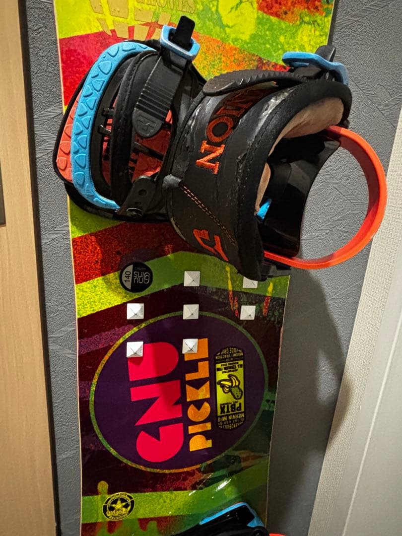 GNU Pickle スノーボード ビンディング　2点セット