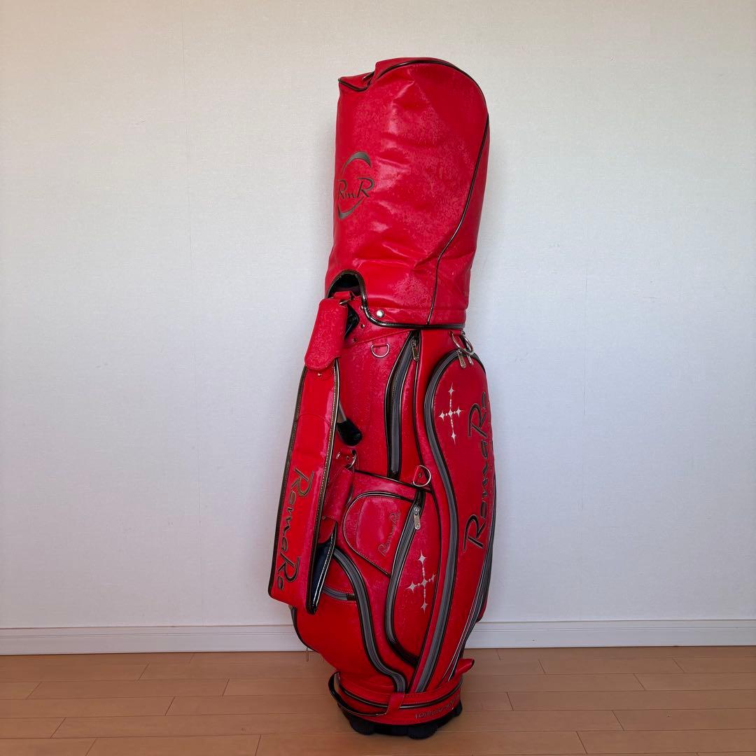 キャディバックROMAROロマロREDガンレッドPRO MODELゴルフバック