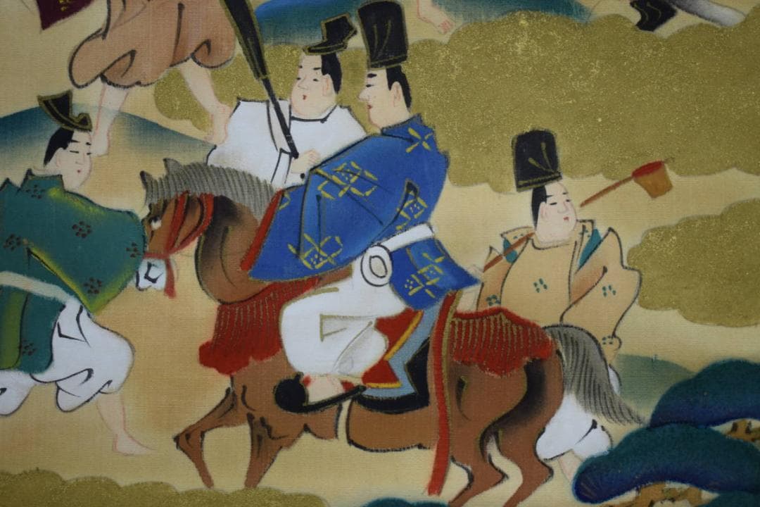 不詳/作者不明/西園雅集/布袋屋掛軸HI-264