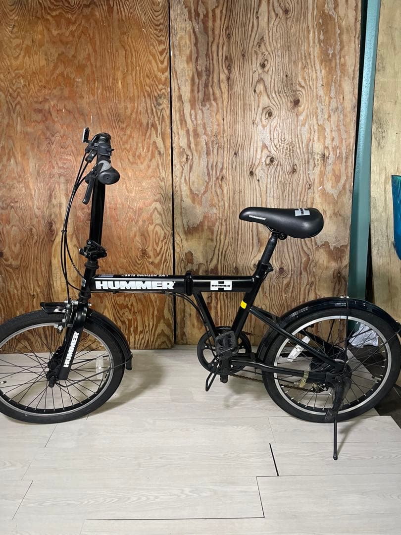 HUMMER 折りたたみ自転車 ブラック