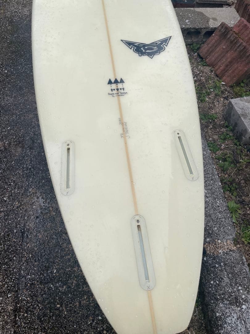サーフボード セミロング　ファンボード　美品　フィン付き　サーフィン