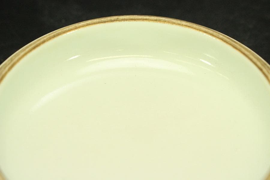 中国美術 釉裏紅 香合(A757)