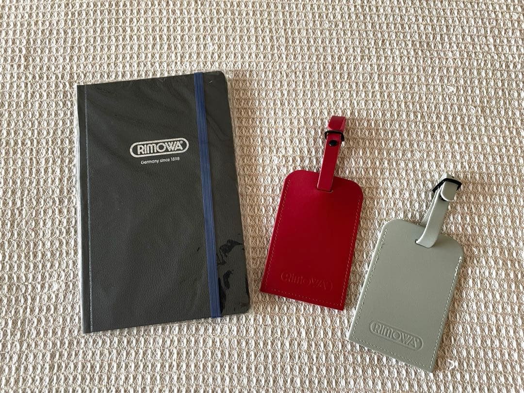 【新品】RIMOWA リモア ネームタグ2点セット 手帳