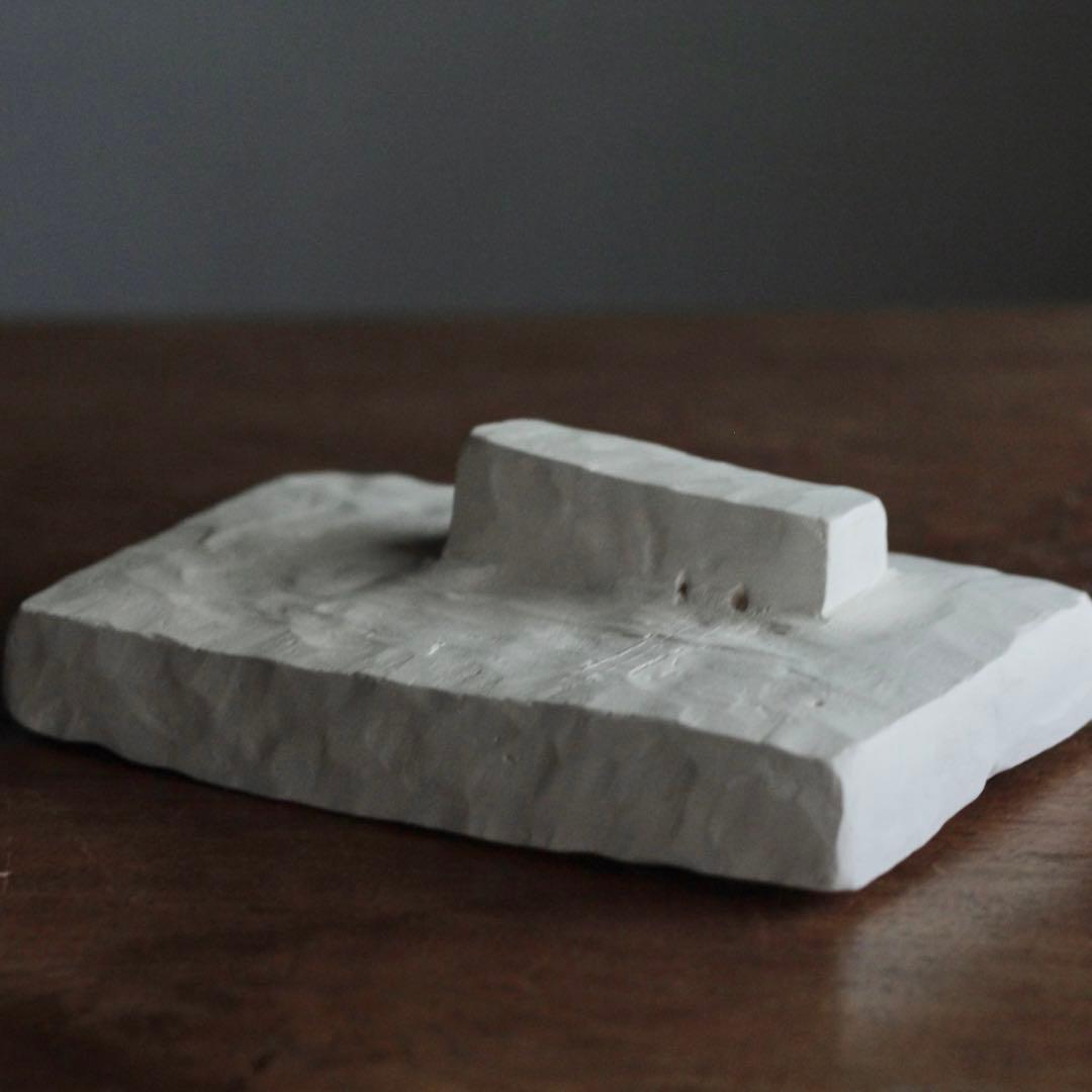 石塑粘土 立体作品 住居 立体 現代美術 オブジェ sculpture