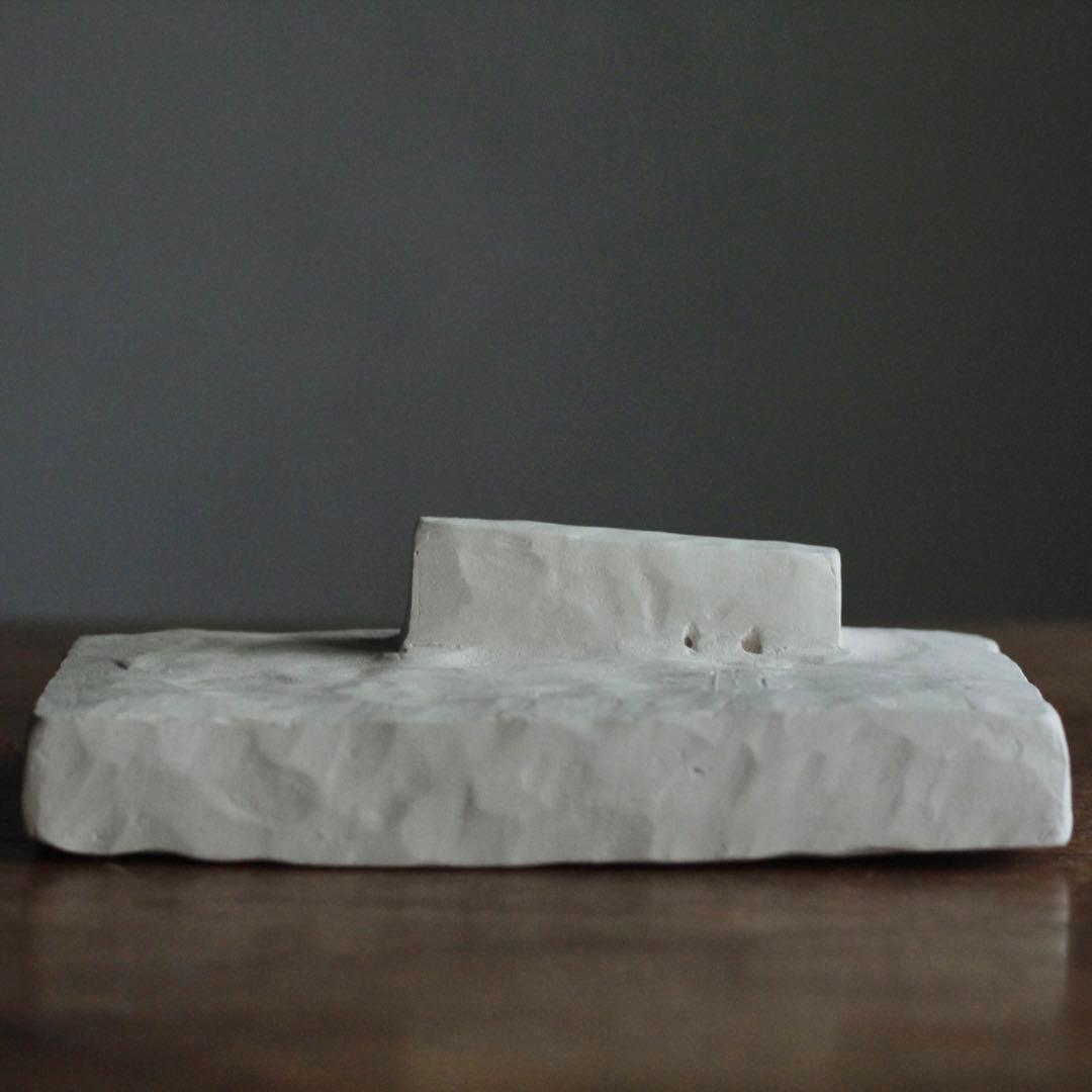 石塑粘土 立体作品 住居 立体 現代美術 オブジェ sculpture