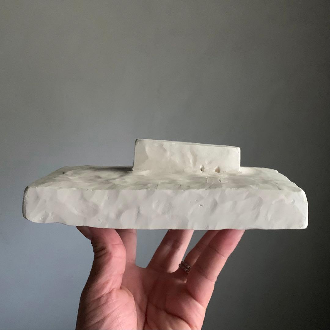 石塑粘土 立体作品 住居 立体 現代美術 オブジェ sculpture