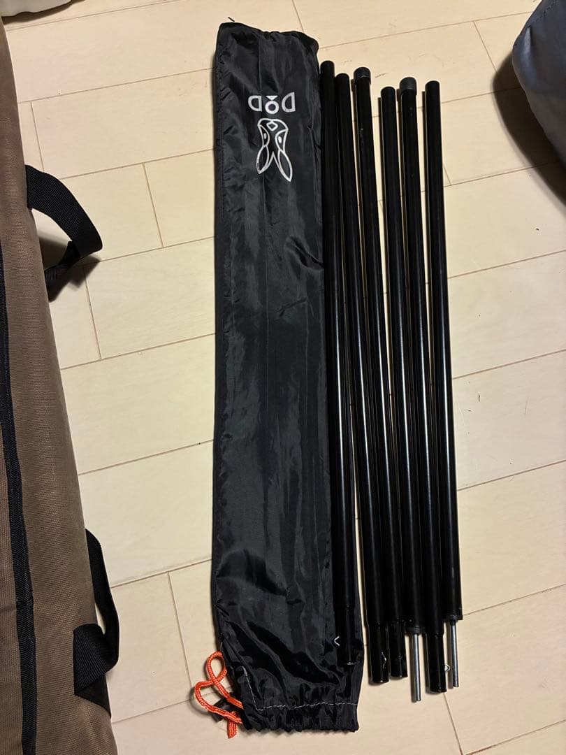 DOD タケノコテント　グランドシート付き　ベージュ　t8-495