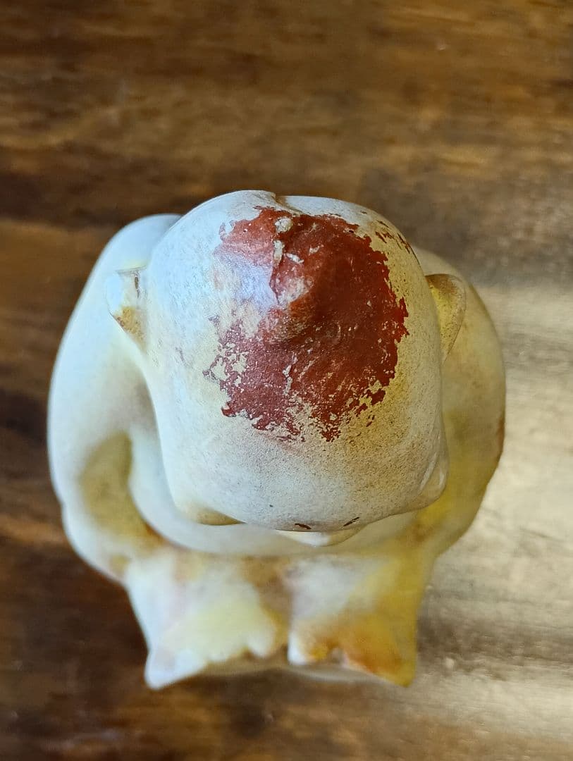 レア 珍品 ヴィンテージ 石膏製 ビリケンさん 像 縁起物 開運 オブジェ