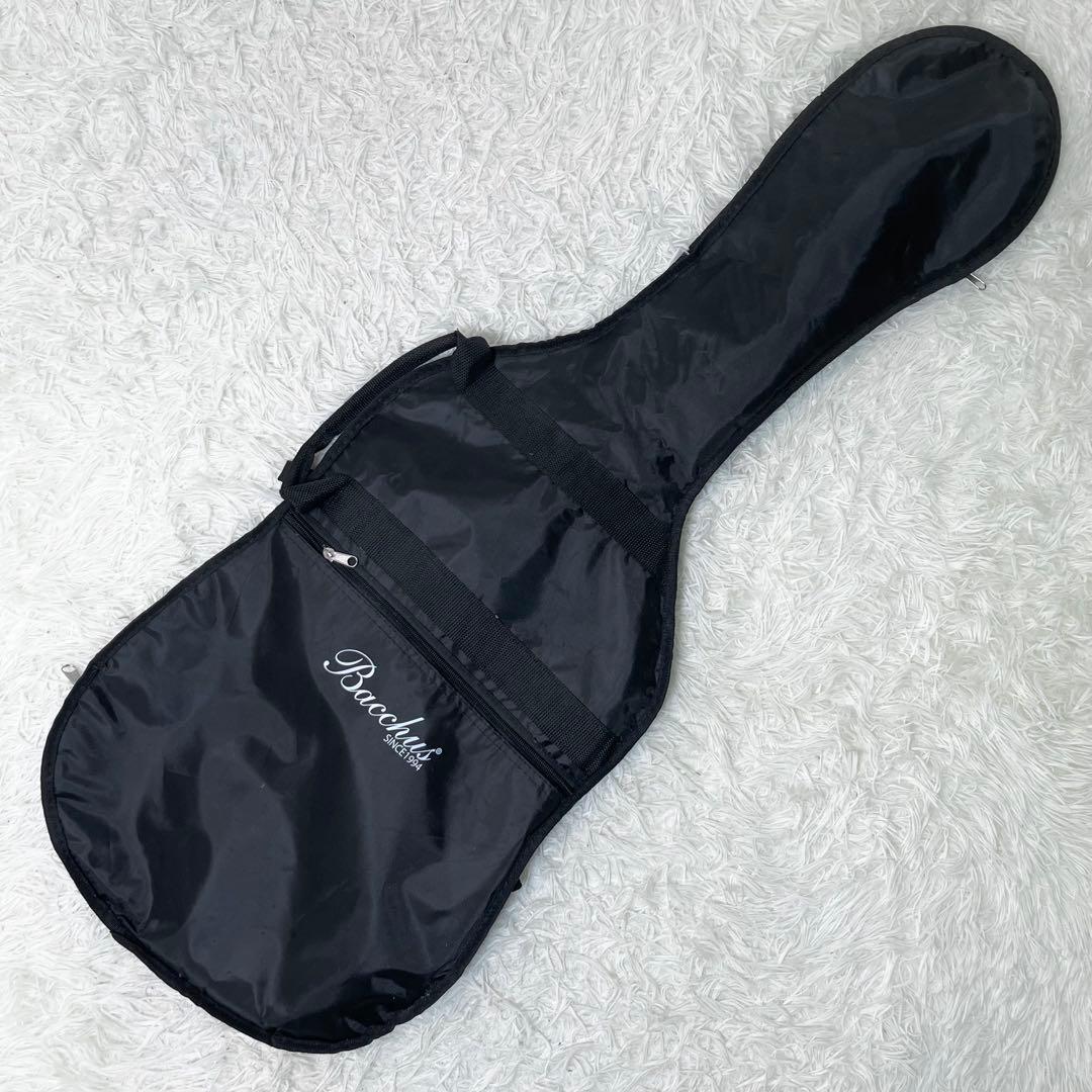 バッカス Bacchus エレキギター ソフトケース付き ブラック 黒