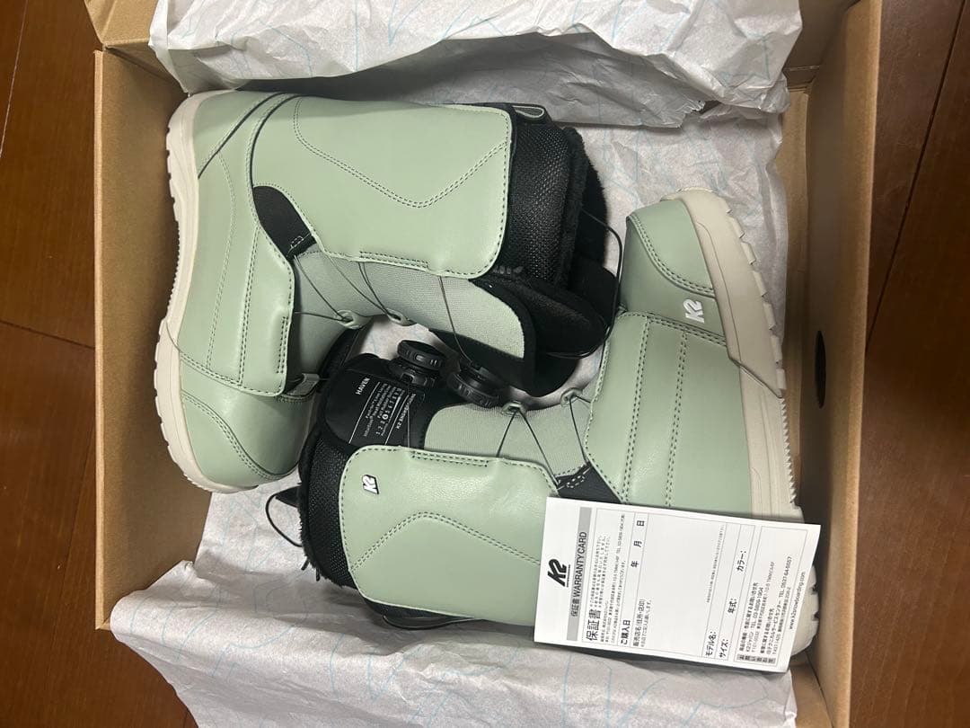 【未使用】【25.5】K2 HAVEN スノーボードブーツ ミント【レディース】