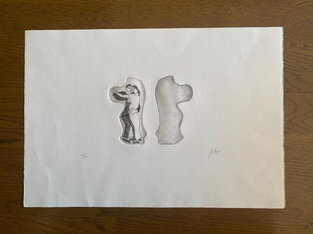 横尾忠則　版画作品　20部限定　サイン・エディションNo入り