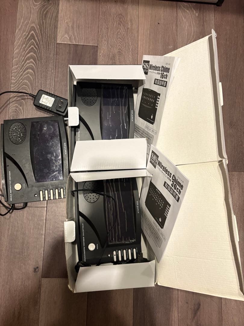 ワイヤレスチャイム受信機（WRC-16およびWRC-30）