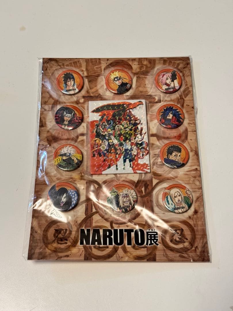 【限定品】NARUTO展 缶バッジセット 新品未開封