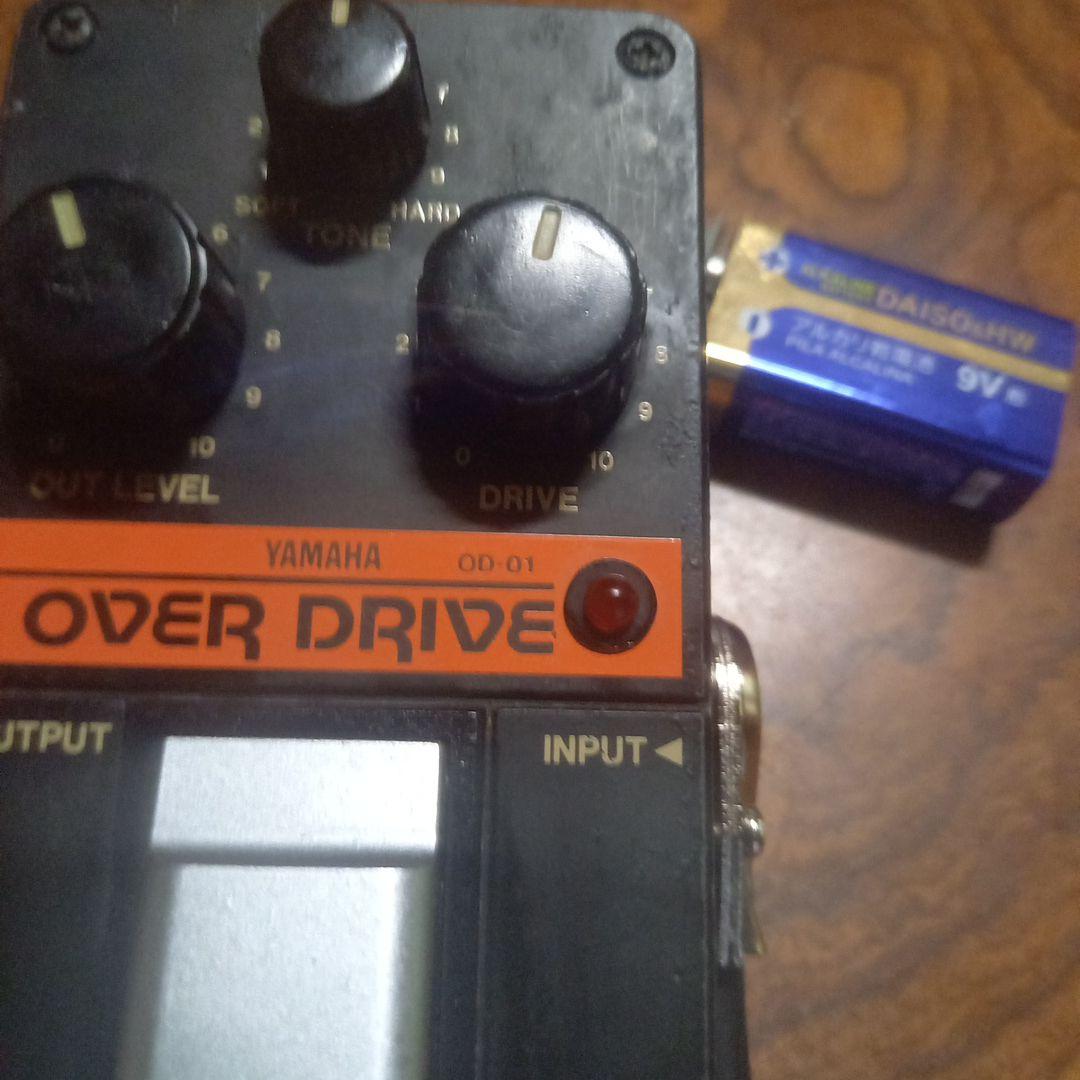 ヴィンテージエフェクターヤマハオーバードライブ 80年代BOOWY布袋御用達