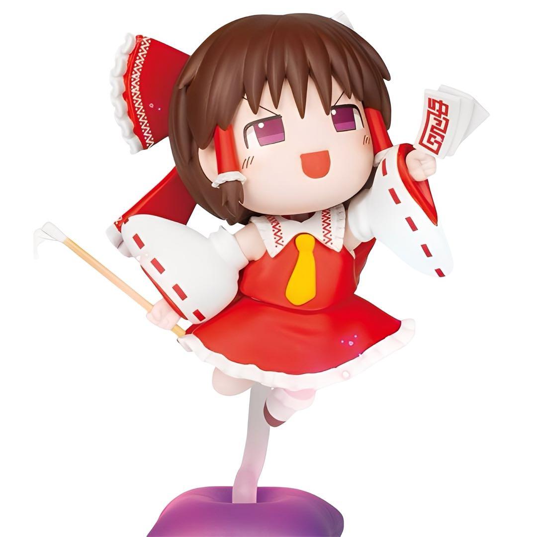 東方Project ゆっくり風デフォルメフィギュア 博麗霊夢 霧雨魔理沙 ①