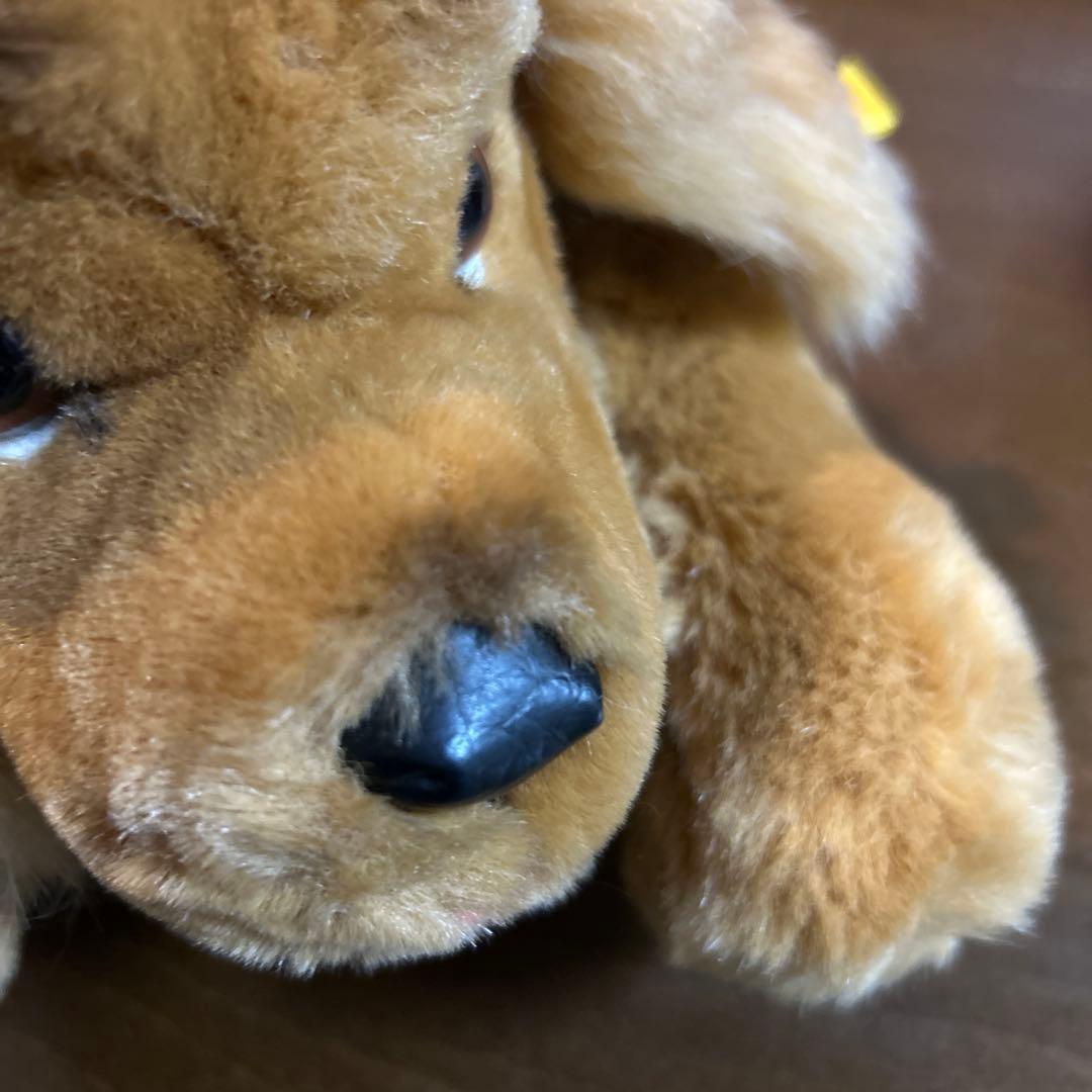 Steiff 茶色い犬のぬいぐるみ 約40cm