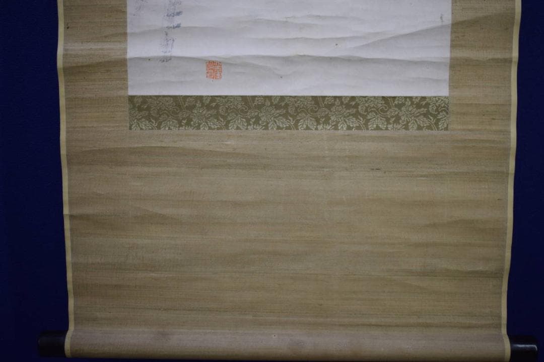 真作/田近竹邨/梅画賛/布袋屋掛軸HJ-891