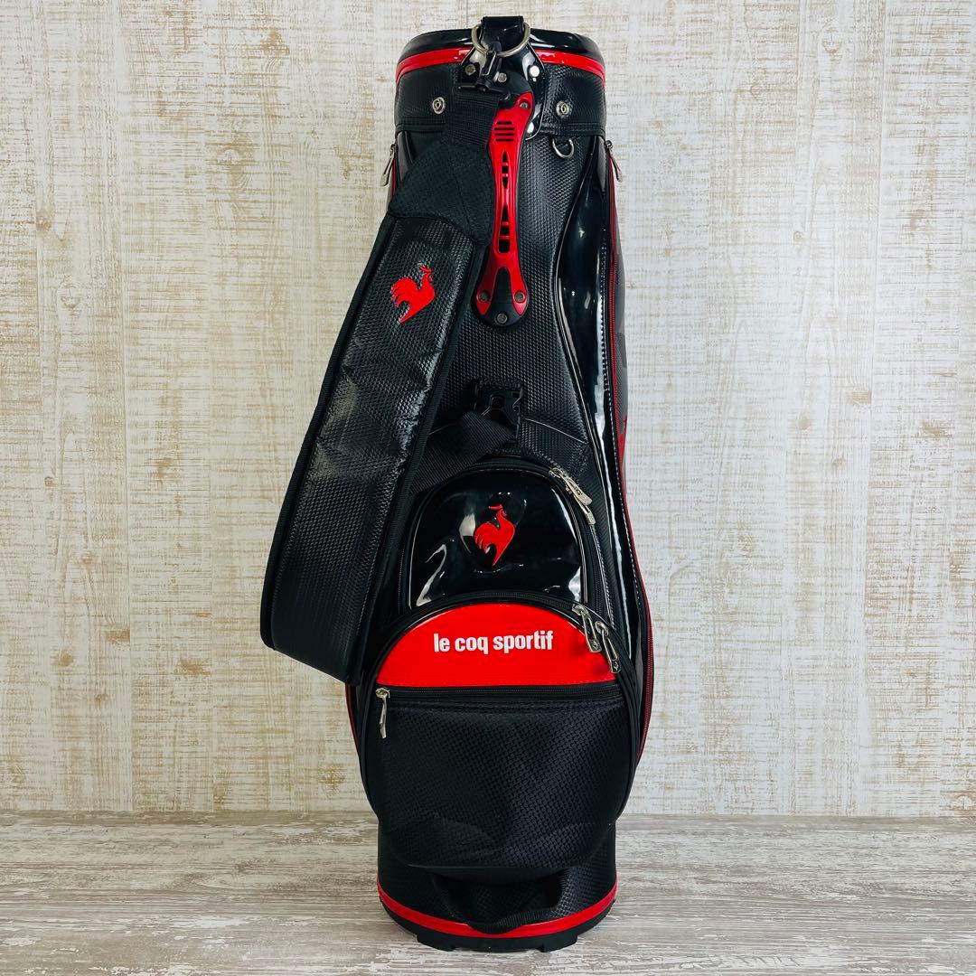【美品】le coq sportif ルコック　サークルロゴ　キャディバッグ