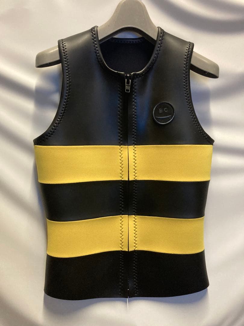 未使用スキン×ジャージ2mmボーダージップベストM