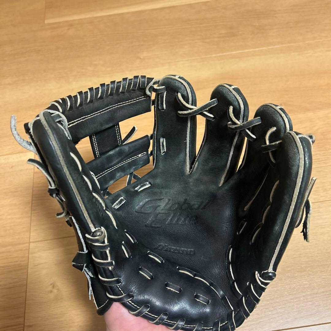ミズノGE 硬式 内野用 グローブ 右投げ グラブ袋付き