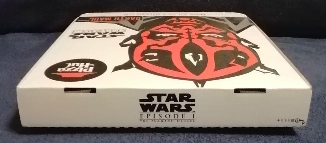star wars darth maul pizza hat box 1999年