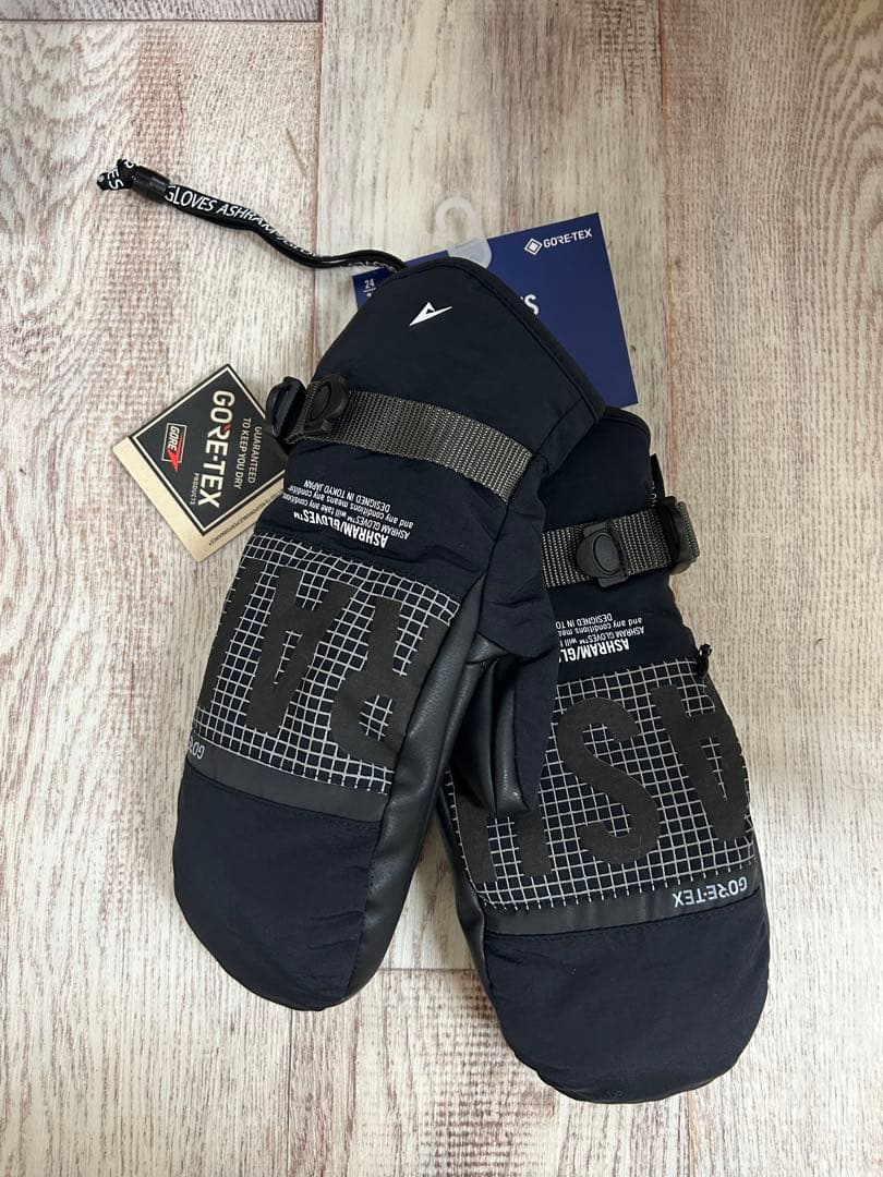 【新品】24-25 ASHRAM DGMA スノーボード ミトングローブLサイズ