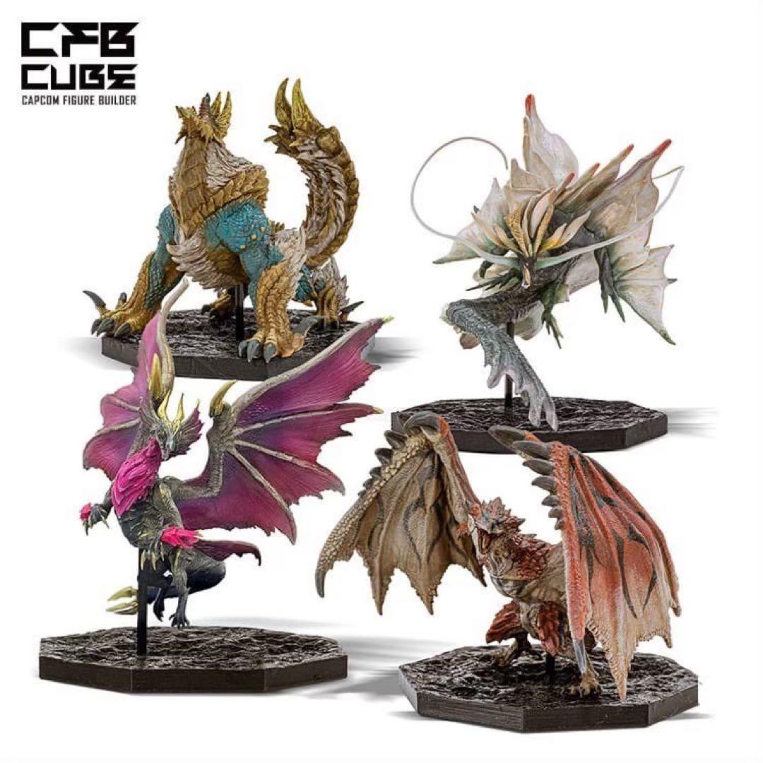 モンスターハンター フィギュアビルダー CUBE 4体セットBOX 2種
