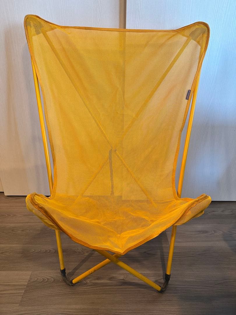 Lafuma ラフマ　イエロー メッシュ バタフライチェア