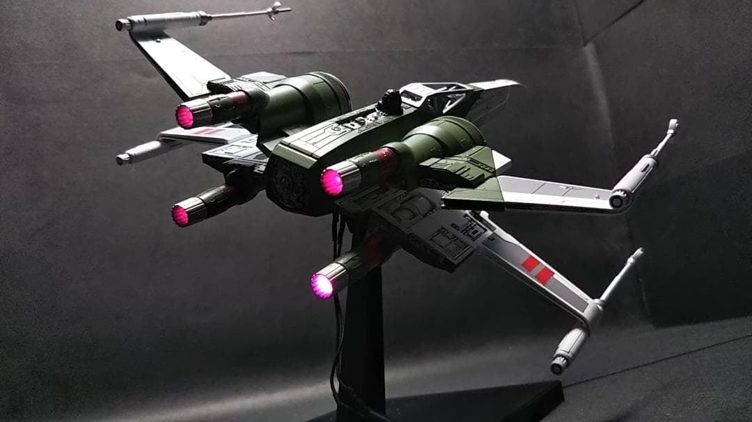 電飾改修　1/72 Xウイング・ファイター 完成品 スカイウォーカーの夜明け