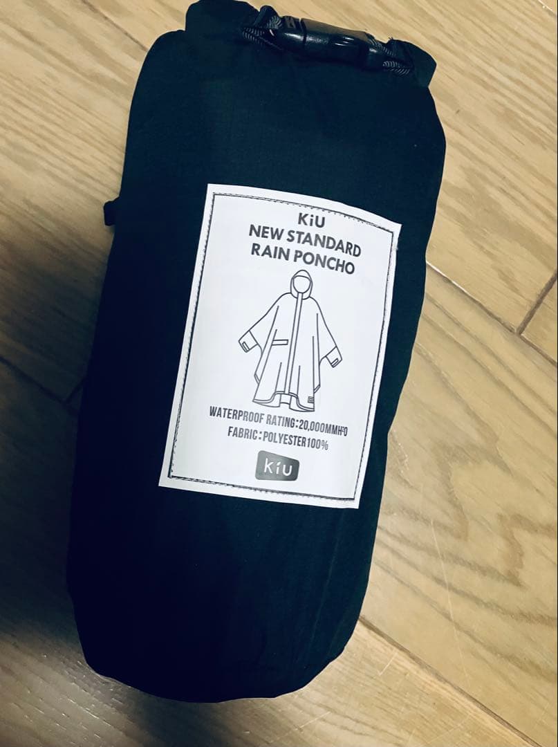 coldrain ✖︎ kiu レインポンチョ 未使用
