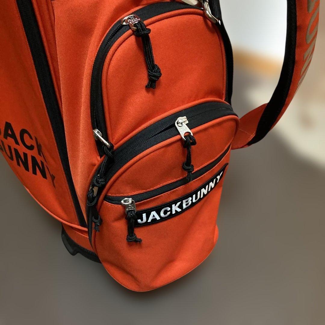 極美品定価29800円JACKBUNNY オレンジ キャディバッグ