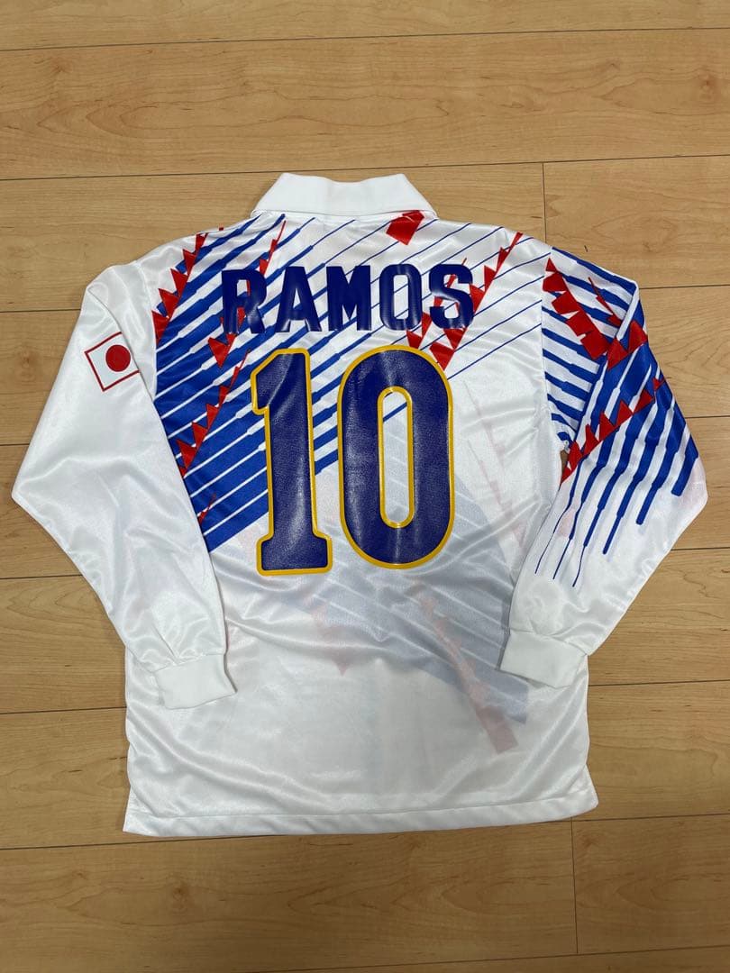 日本代表ユニフォーム 1993-94年 アメリカＷ杯予選 ラモス瑠偉 #10 Ｏ