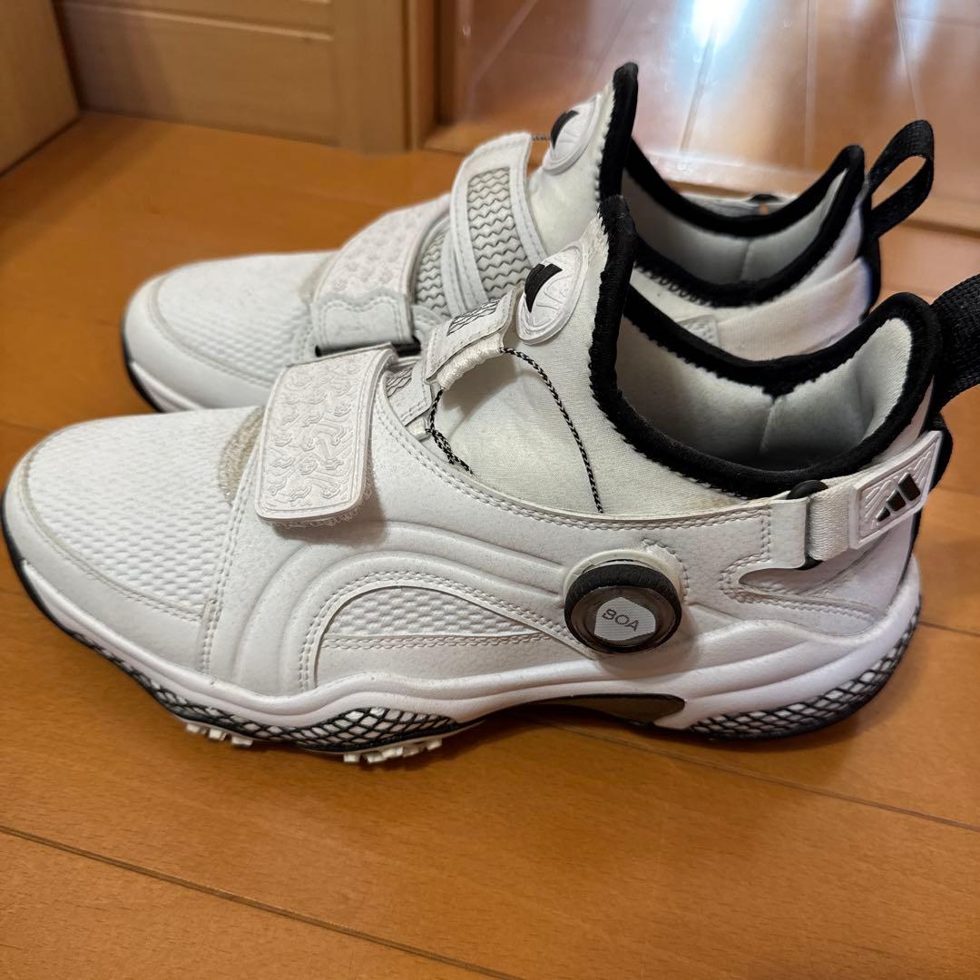 【お買い得】adidas ゴルフシューズ ダイヤル式 ホワイト