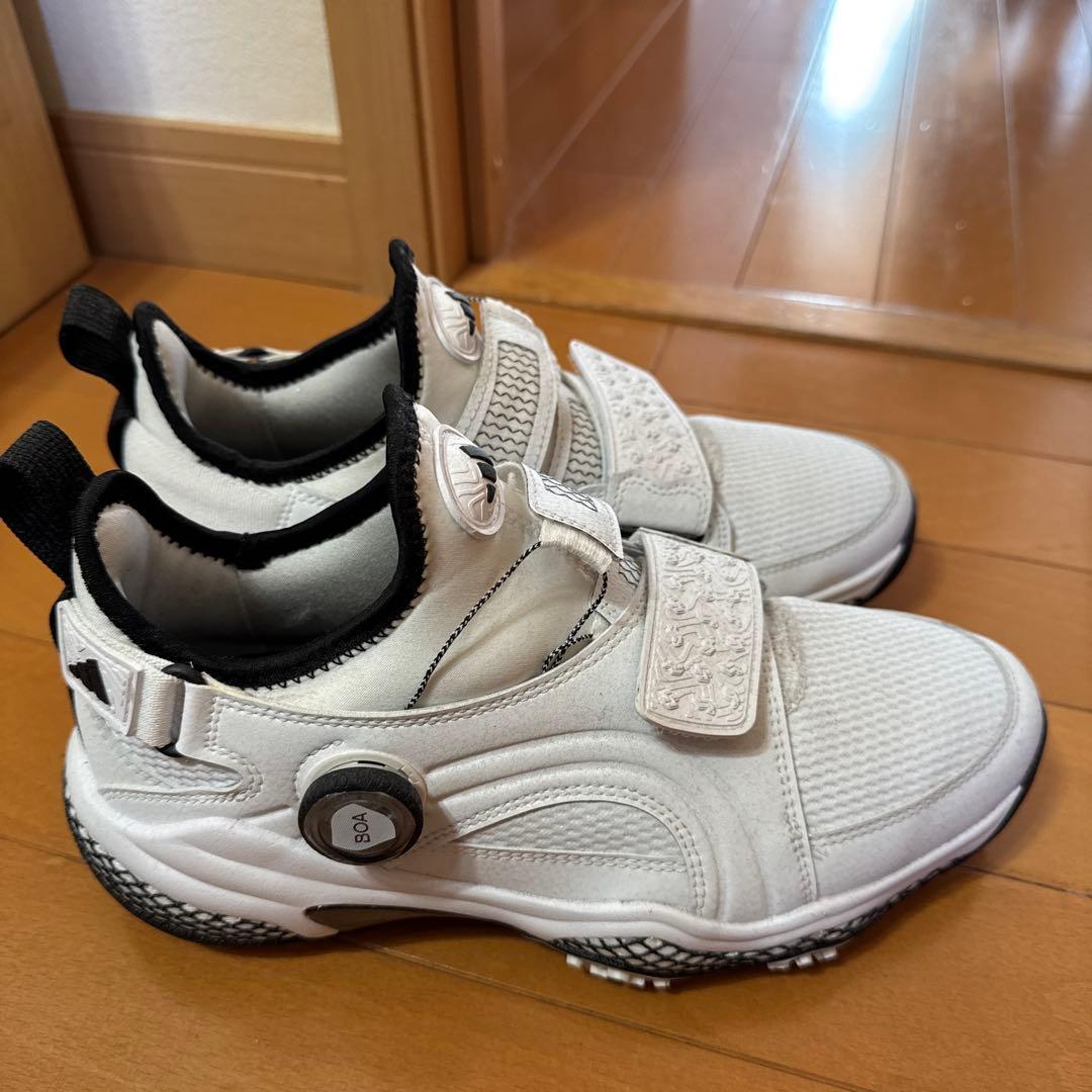 【お買い得】adidas ゴルフシューズ ダイヤル式 ホワイト